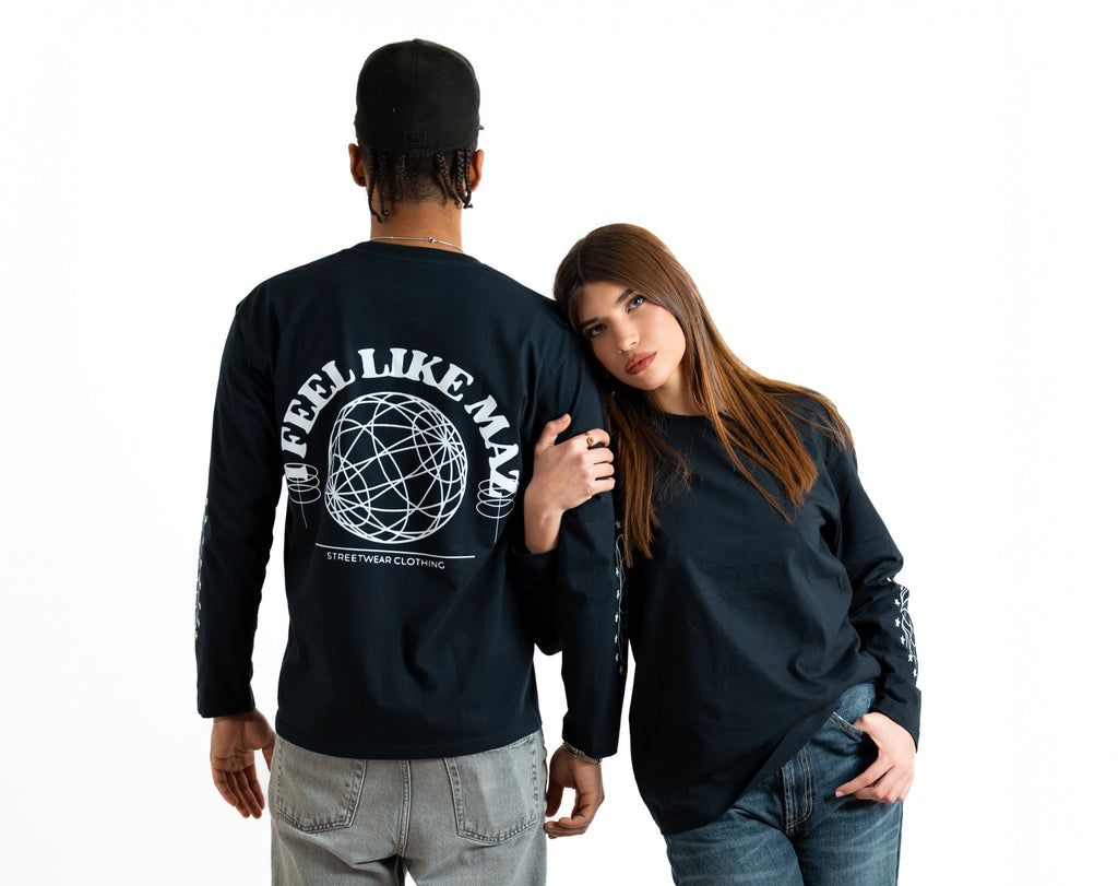 "I FEEL LIKE MAZ" BLU NAVY