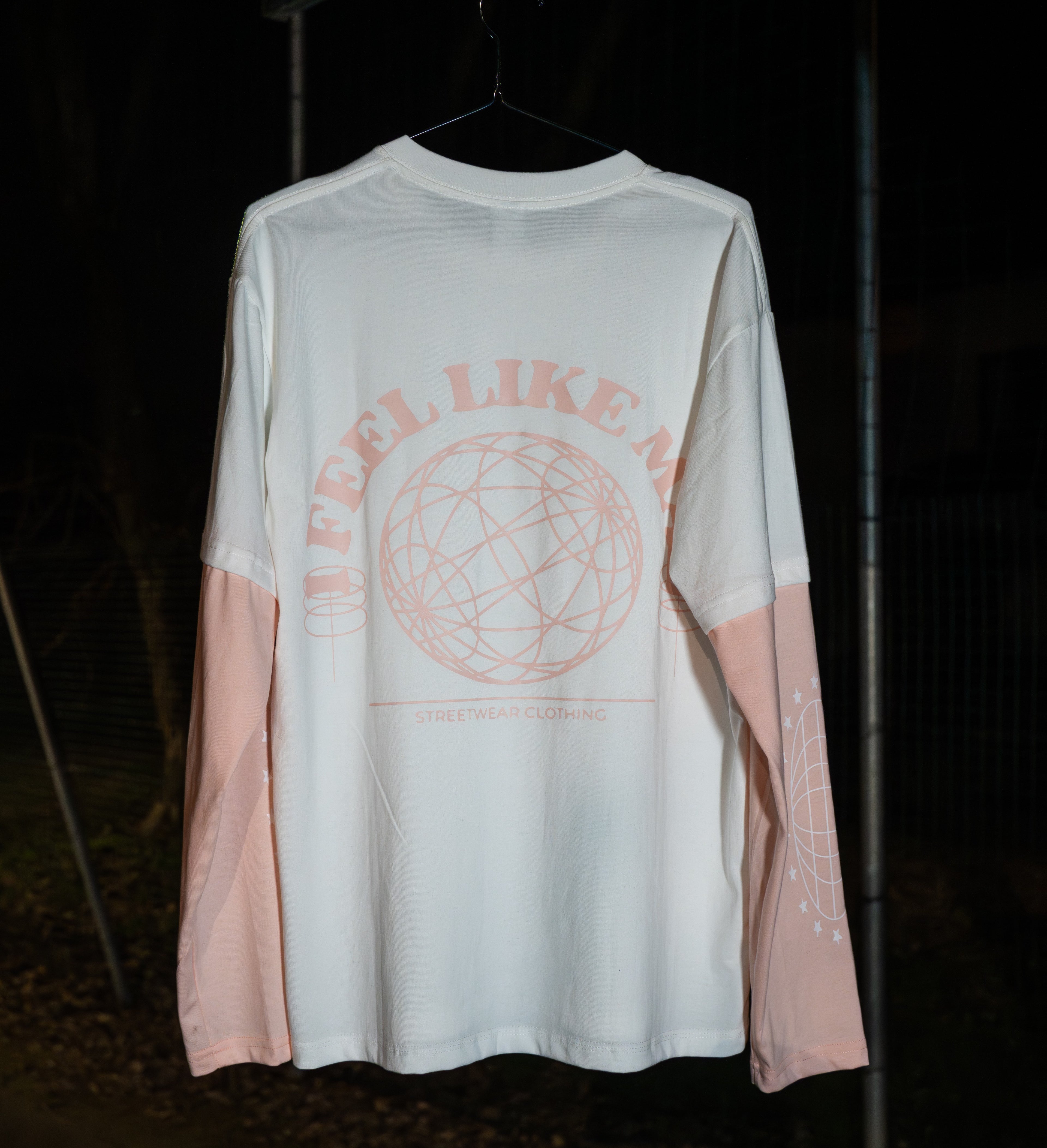 "I FEEL LIKE MAZ" PINK AND WHITE