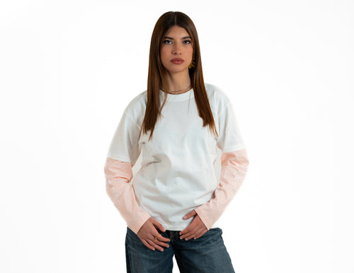 "I FEEL LIKE MAZ" PINK AND WHITE